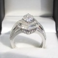 **MASSIVE DEAL [R84327]** MARQUISE SHAPED DESIGN [1.500ct] DIAMOND RING [WHITE GOLD] - BUY SAFE