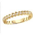 **STACKABLES [R21004]** ROUND BRILLIANT CUT [0.200ct] DIAMOND BAND [YELLOW GOLD] - BUY SAFE