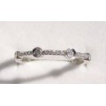 **STACKABLES [R21004]** ROUND BRILLIANT CUT [0.175ct] DIAMOND BAND [WHITE GOLD] - BUY SAFE