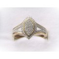 **NEW COLLECTION [R31639]** DESIGNER [0.375ct] DIAMOND RING [YELLOW GOLD] - BUY SAFE