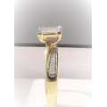 **ULTRA SPARKLY [R24258]** INVISIBLE DESIGN [0.325ct] DIAMOND RING [YELLOW GOLD] - BUY SAFE