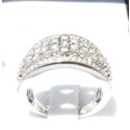 **ONCE-OFF SUPER DEAL [R40091]** HUGE LOOK [1.050ct] DIAMOND RING [WHITE GOLD] - BUY SAFE