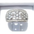 **ONCE-OFF SUPER DEAL [R40091]** HUGE LOOK [1.050ct] DIAMOND RING [WHITE GOLD] - BUY SAFE
