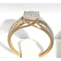 **GORGEOUS | R30639** DESIGNER DIAMOND | 0.350ct | RING | YELLOW GOLD - BUY SAFE