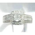 **HUGE SPECIAL | R70327** CHANNEL | ROUND / PRINCESS | 1.350ct | DIAMOND RING | WHITE GOLD -BUY SAFE