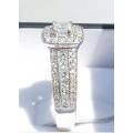 **HUGE DEAL | R70327** CHANNEL | ROUND / PRINCESS | 1.350ct | DIAMOND RING | WHITE GOLD - BUY SAFE