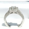 **HUGE SPECIAL | R76327** CHANNEL | ROUND / PRINCESS | 1.350ct | DIAMOND RING | WHITE GOLD -BUY SAFE