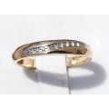 **STACKABLES | R12004** ROUND BRILLIANT CUT | 0.05ct | DIAMOND BAND | YELLOW GOLD - BUY SAFE