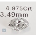 **CERTIFIED** MASSIVE | 0.975ct | MARQUISE CUT | COLOUR G | DIAMOND | SOUTH AFRICA - BUY SAFE