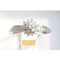 **STAR DESIGN COLLECTION | R21639** CLUSTER | 0.200ct | DIAMOND RING | YELLOW GOLD - BUY SAFE