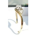 **NEW COLLECTION | R21639** CLUSTER DESIGN | 0.200ct | DIAMOND RING | YELLOW GOLD - BUY SAFE