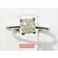 **BARGAIN BUY** ROUND CUT | 0.720ct | DIAMOND SOLITAIRE RING | WHITE GOLD - BUY SAFE