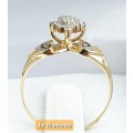 **GORGEOUS | R29639** DESIGNER | 0.250ct | CLUSTER DIAMOND RING | YELLOW GOLD - BUY SAFE