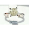**BARGAIN BUY** ROUND CUT | 0.790ct | DIAMOND SOLITAIRE RING | WHITE GOLD - BUY SAFE