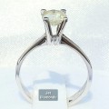 **BARGAIN BUY** ROUND CUT | 0.790ct | DIAMOND SOLITAIRE RING | WHITE GOLD - BUY SAFE