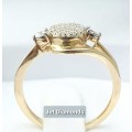**NEW COLLECTION | R26639** DESIGNER | 0.210ct | DIAMOND RING | YELLOW GOLD - BUY SAFE