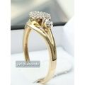 **NEW COLLECTION | R26639** DESIGNER | 0.210ct | DIAMOND RING | YELLOW GOLD - BUY SAFE