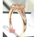 **SUPERB DESIGN | R29639** ROUND / BAGUETTE CUT | 0.400ct | DIAMOND RING | ROSE GOLD - BUY SAFE