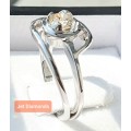 **BARGAIN BUY** ROUND CUT | 0.420ct | DIAMOND SOLITAIRE RING | WHITE GOLD - BUY SAFE