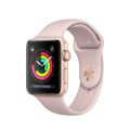 APPLE WATCH SERIES 3 - 42MM - GOLD ALUMINIUM WITH PINK SPORT BAND