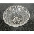 Vintage Crystal Glass Bowl