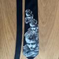 James Dean printed black neck tie