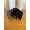 Humers brown artificial leather wallet