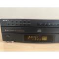 Sony CDP-C322M 5 Disc Carousel CD Player Digital Servo System Black