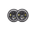 2PCS 7 Inch 45W Round LED Headlights For Jeep