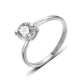 Stunning white gold  solitaire  ring
