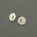 Gorgeous Rose gold, Gold or silver bird earrings