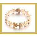 Stunning Daisy chain gold plated ring