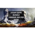 Action packed steam bundle! Bid per game! Each game valued over a R100 each