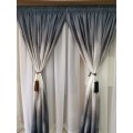 Grey Taped Curtain for living room 500x250