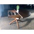 Huge Quality Hard Wood Round Table