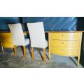 Massive Luxurious Double Stool Dressing Table Set (with 2 upholstered chairs)