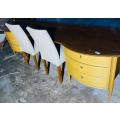 Massive Luxurious Double Stool Dressing Table