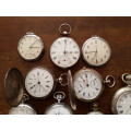 12 Vintage Pocket watches and Chronograph