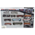 Electric motor car railway classic train track collection toy