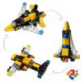 DIY Fighter Blocks Toys Plane Model Educational Building Bricks Toys 130pcs
