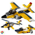 DIY Fighter Blocks Toys Plane Model Educational Building Bricks Toys 130pcs