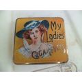 RARE 1920's Tobacco Tin, JW Collins & CO. - My Ladies Cigarette Case * Tobacco Tin* Tobacciana