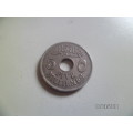 1917 FIVE  MILLIEMES COIN