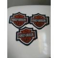 Original Motor Harley Davidson Cycles Embroidered Patches R120 each