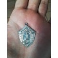Vintage Football Soccer Solid Sterling Silver Pocket Watch Medal Fob