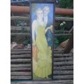 vintage``alluring``pompein art panel print 20cm x 67.5cm