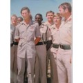 A VERY RARE ORIGINAL PHOTOGRAPH OF PRINCE CHARLES WITH MEMBERS OF THE RHODESIAN DEFENCE FORCE