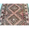 TIGHT-KNOT HAND-WOVEN KELIM RUG!! 1800mm - 1400mm
