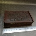 Beautiful Highly detailed wooden hand carved box!!!!!