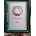 Rhodesia History Medallions First President of Rhodesia in Silver,Bronze and one other